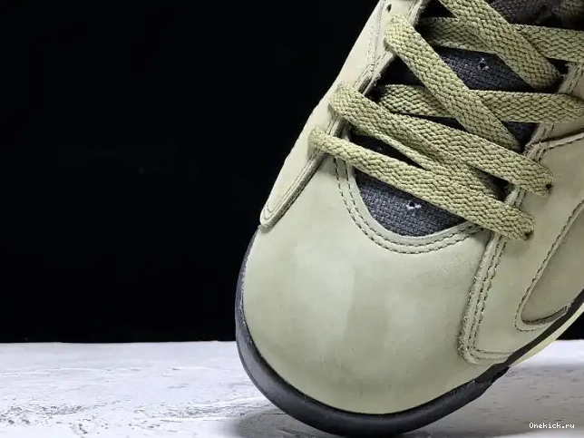 One Kick CN1084-200 Travis x Scott 6 Jordan Medium Air Olive 0607